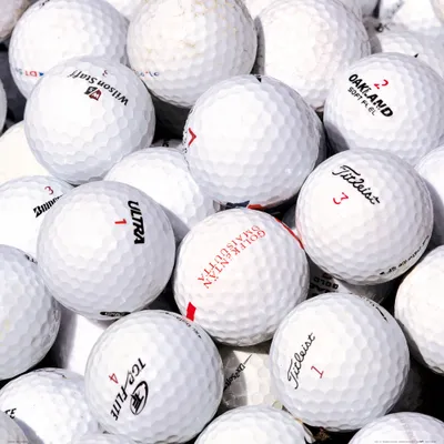 Produktbild von Golf Kunstdruck Bild - Golfbälle (70 x 70 cm)