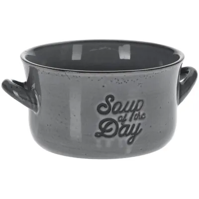 Produktbild von Siaki Collection Suppenschüssel | BOUILLONTASSE | Suppenschale aus Keramik 650 ml GRAU
