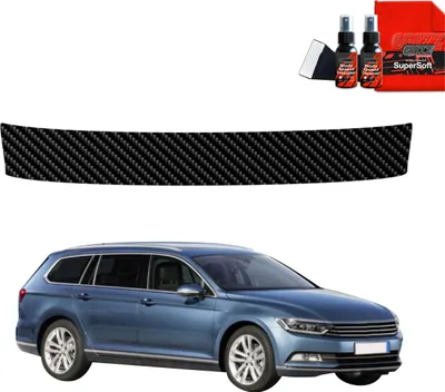 Obrázok produktu pre Ochranná fólia z uhlíka Grizz Protector pre nakladaciu hranu – Volkswagen Passat B8 Kombi (2014–2022)