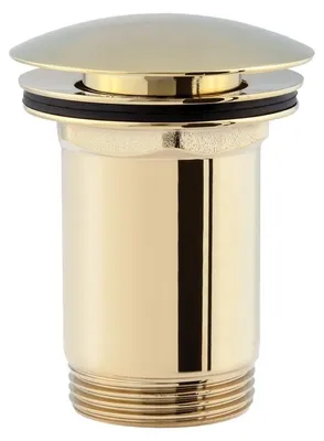 Produktbild von Omnires A706GL Ablaufgarnitur Click-Clack, Gold