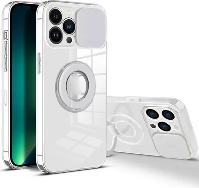Produktbild von König Design Hülle kompatibel mit Apple iPhone 13 Pro Kunststoff Soft Handyhülle - Handy Case Weiß