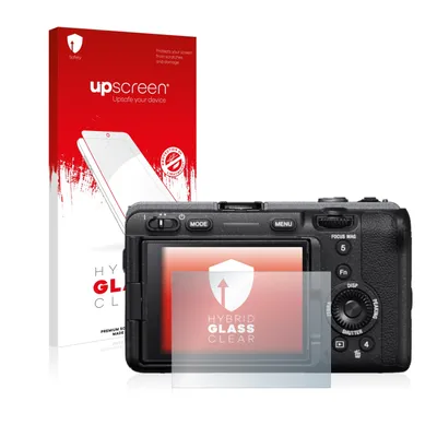 Produktbild von upscreen Schutzglas für Sony Alpha FX30 Cinema Line Schutzfolie Panzer Folie Glas Display Schutz klar