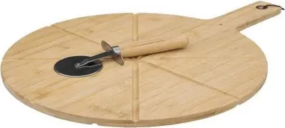 Produktbild von Schneidebrett für Pizza mit Pizzaschneider