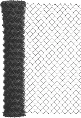 Produktbild von Alberts Maschendraht Geflecht, Höhe 100 cm, Länge 25 m, anthrazit, Viereckgeflecht Maschen 60 x 60 mm, Draht  2,6 mm