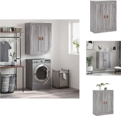 Image de vidaXL Armoire murale Gris Sonoma 69,5x34x90 cm Bois composite - Sideboards