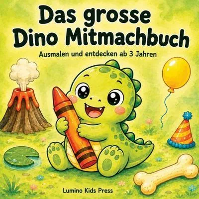 Produktbild von Das große Dino Mitmachbuch