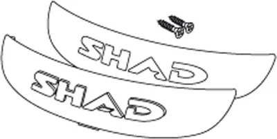 Immagine prodotto di Catadiottro per bauletto moto SHAD SH26 bianco