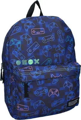 Produktbild von Skooter Rucksack Blau Ergonomisch, geräumig & mit Reißverschlusstaschen Schultasche