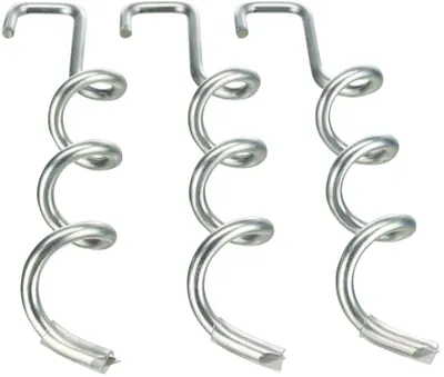 Image de TRIXIE : 3 piquets robustes en acier pour jardin, pivotants