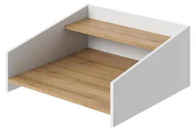 Immagine prodotto di sopralzo a scaffale Vicco Viktor Rovere artigianale/Bianco 65.6 x 30 cm, Model 60745
