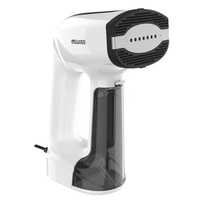 Image de 4Swiss VS026 DuoSteam Premium : brosse à vapeur, défroisseur, fer à vapeur 1300 W, fonction aspirante, fer à repasser de voyage, utilisation verticale et horizontale, repassage à sec, 2 en 1, anti-calcaire