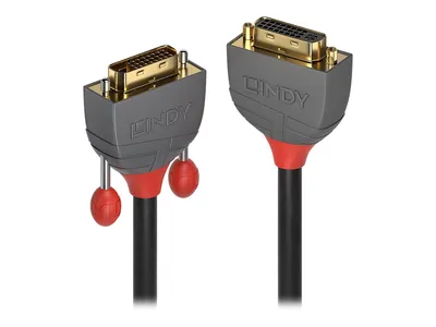 Produktbild von Lindy 36230, 0,5 m, DVI-D, DVI-I, Männlich, Weiblich, Schwarz