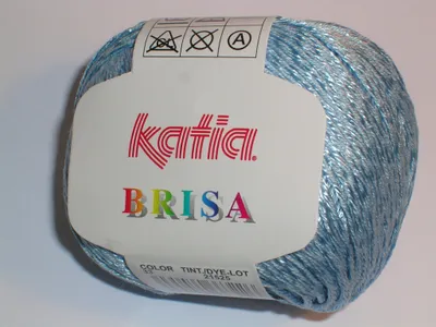 Produktbild von BW-Mischgarn Brisa von Katia (125m/50g) in babyblau (33)