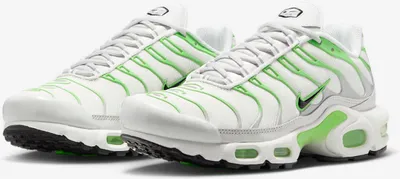 Image de Nike Air Max Plus TN White Green NOUVEAU Vert Blanc Noir Nouveau 42