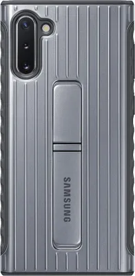 Image de Coque renforcée Samsung Galaxy Note 10 Fonction Stand Argent Samsung