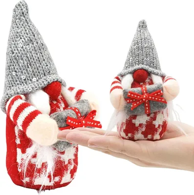 Zdjęcie produktu dla Dekoracyjna figurka: Dziewczynka-gnomik w kolorze szarym, 15 cm