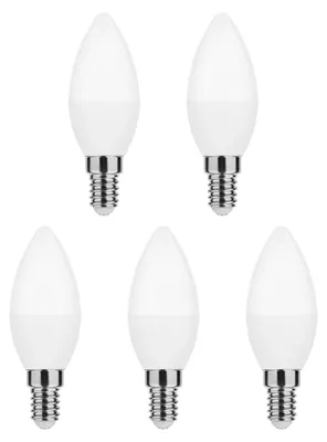 Produktbild von Modee E14 LED Kerzenlampe 7W 700lm 2700K Warmweiß 5 Stück