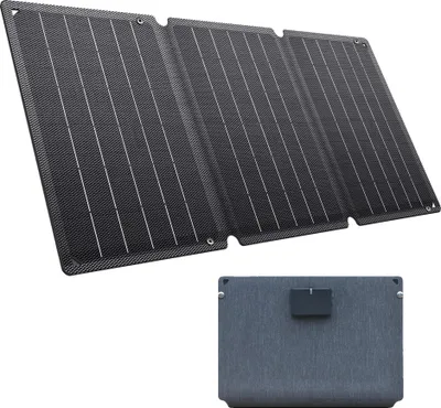 Obrázok produktu pre Solárny panel, prenosný, dva výstupy USB, čierny, 6 V, 21 W
