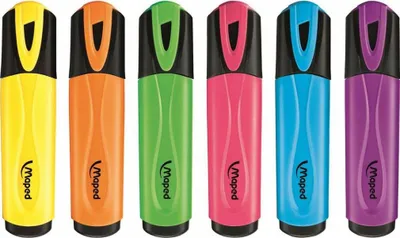 Produktbild von Textmarker Maped 742537 Blau Bunt