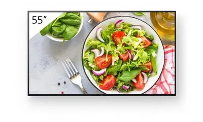 Obrázek produktu pro Sony FW-55BZ35L, Plochá digitální tabule, 139,7 cm (55"), LCD, 3840 x 2160 px, Wi-Fi, 24/7
