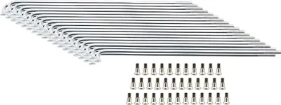 Obrázek produktu pro Sada: Vsuvkové paprsky - 164 m3,5 v chromu pro 19 palcu - Simson S53, S83, MS50
