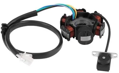 Produktbild von Aluminium-Motorstator für Motorräder - GY6 - 6-Spoil - mit Aluminium - für Magneto-Entzündung - Energieerzeugung