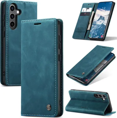 Produktbild von Samsung Galaxy S24 FE Hülle - CaseMe 013 Klapphülle - Blau