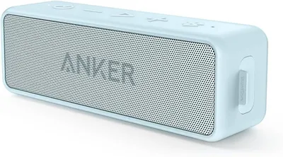 Produktbild von SoundCore 2 Bluetooth Lautsprecher, Fantastischer Sound, Enormer Bass mit Dualen Bass-Treibern, 24h Akku, Verbesserter IPX7 Wasserschutz