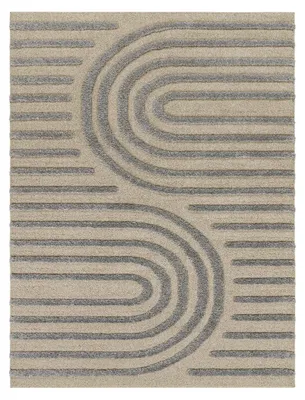 Produktbild von TT Home Wohnzimmer Teppich Hochflor Langflor Schlafzimmer Boho Design 3D Design Skandi Design Modern Unifarben Größe 160x220 cm