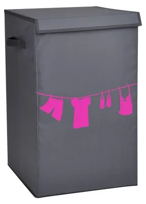 Image de CALICOSY - Panier à linge pliant avec couvercle