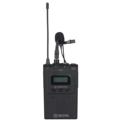 Obrázok produktu pre BOYA TX8 Pro, Mikroport, Kondenzátorový mikrofón, 3,5 mm, Opravené, Vysielač na telo, Ultra vysoká frekvencia (UHF)