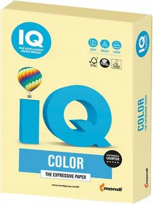 Zdjęcie produktu dla Papier Ksero A4 Iq Premium 160G (250) J.żółty