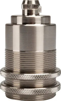 Produktbild von Lampenfassung E27 vintage Edison Lampensockel Nickel EC1617