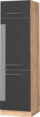 Obrázok produktu pre Chladnička Vicco Fame-Line Antracit vysoký lesk 60 cm, Model 38404