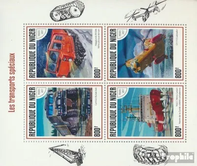 Produktbild von Briefmarken Niger 2017 Mi 5192-5195 Kleinbogen (kompl. Ausg.) postfrisch Sondertransport