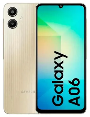 Immagine prodotto di Samsung Galaxy A06 4G, 4 GB di RAM, 128 GB di memoria, display da 6,7 pollici, colore oro, taglia unica / Spina europea, 220V, colore oro, taglia unica