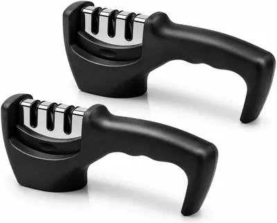 Produktbild von Handmesserschärfer manuell, 3 Stufen, 2 Stück, für die Küche