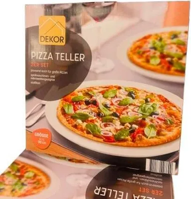 Produktbild von Nachbildung Pizzateller 2er Set