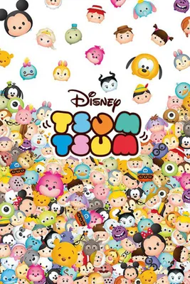 Immagine prodotto di Disney - Tsum Tsum - Accatastamento di figure Stampa poster - dimensioni 61x91,5 cm