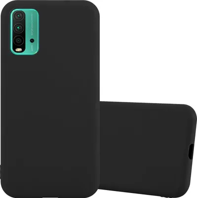Produktbild von Cadorabo Hülle für Xiaomi RedMi 9T / POCO M3 Schutzhülle in Schwarz Handyhülle TPU Silikon Etui Case Cover
