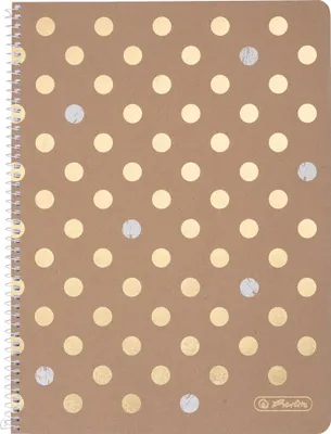 Produktbild von Herlitz Pure Glam - Muster - Gold - A4 - 80 Blätter - 70 g/m² - Universal