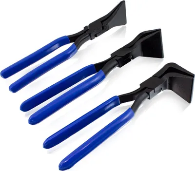 Produktbild von Bituxx Falzzangen Set 3-tlg. Blau MS-16202