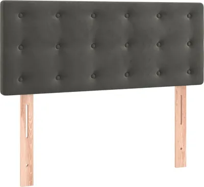 Obrázok produktu pre vidaXL Čelo postele Dark Grey 100x5x78/88 cm Velvet