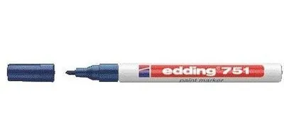 Image de Edding - Marqueur à peinture à base d'huile 751 1-2 mm bleu | 10 pièces