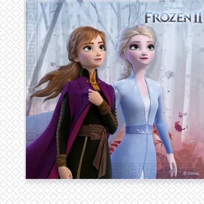Produktbild von Amscan Frozen Servietten, Mehrfarbig, Papier, Abbildung, 330 mm, 330 mm, 20 Stück(e)