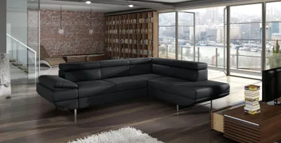 Productafbeelding van Bank, slaapbank, designbank met bedfunctie + opbergruimte, hoekbank, bank