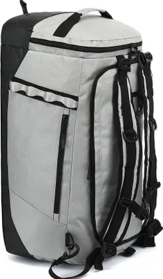 Image de Sac de sport et de voyage Unyqoos® 3-en-1, 70 L – grand sac de sport et de voyage avec compartiment séparé pour les chaussures, sangles de transport amovibles, polyester imperméable (PU), dimensions : 63 x 33 x 33 cm