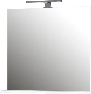 Produktbild von Badspiegel >1429< mit Ablage in Weiß - 76x75x15cm (BxHxT)