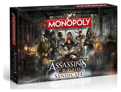 Productafbeelding van Monopoly Assassin's Creed Syndicate bordspel, speelgoed, geschikt voor kinderen vanaf 8 jaar