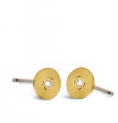 Produktbild von Boccia 0545-03 Ohrringe Diamant-Ohrstecker Titan vergoldet